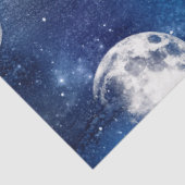 Design der Galaxy Moon Serie 8 Seidenpapier (Ausschnitt)