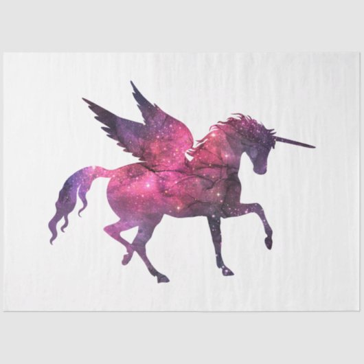 Design der Galaxy Unicorn Serie 8 Seidenpapier (Vorderseite)