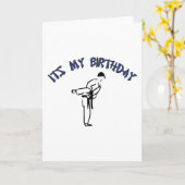 Design der Geburtstagskarte für Kampfkunst Karte (Gelbe Blume)