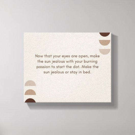 Design der gedruckten Leinwand (Vorderseite)