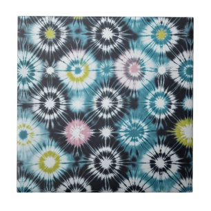 Design der Gefärbte Krawatte der Sternexplosion Fliese