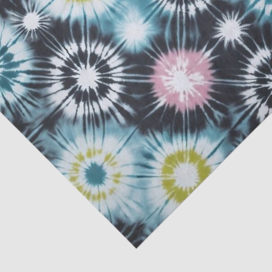 Design der Gefärbte Krawatte der Sternexplosion Seidenpapier (Ausschnitt)