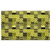 Design der gelben, gemischten Muster Stoff (Fat Quarter (45,7 x 55,9 cm))