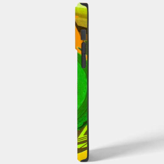 Design der gelben Rose Grafik Case-Mate iPhone Hülle (Rückseite / Links)