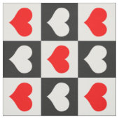 Design der geometrischen Liebe Herzmuster Stoff (Muster)