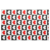 Design der geometrischen Liebe Herzmuster Stoff (Fat Quarter (45,7 x 55,9 cm))