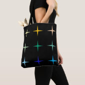 Design der geometrischen Stars des Retro-Mid-Centu Tasche (Von Nahem)