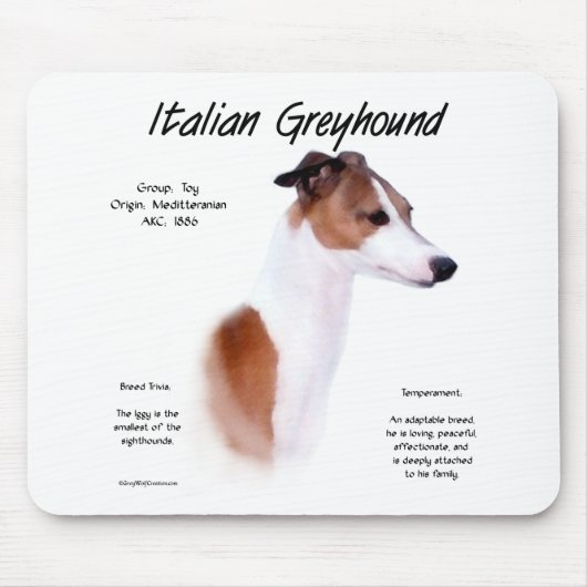 Design der Geschichte Italiens Mousepad (Vorne)