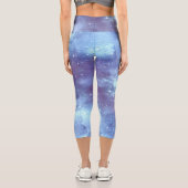 Design der gestrichenen Galaxy-Serie 10 Capri Leggings (Rückseite)