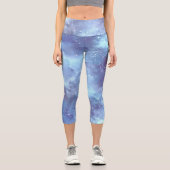 Design der gestrichenen Galaxy-Serie 10 Capri Leggings (Vorderseite)