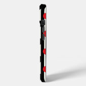Design der gestrichenen roten Liebe Herzmuster Case-Mate iPhone Hülle (Rückseite / Links)