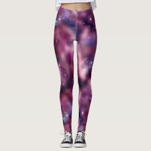 Design der glänzenden Galaxy-Serie 12 Leggings