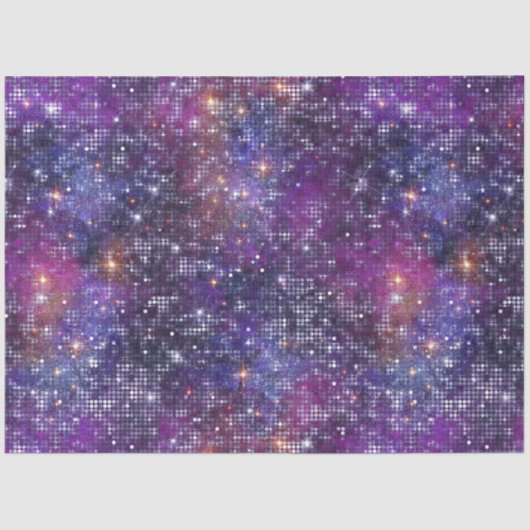 Design der glänzenden Galaxy-Serie 16 Seidenpapier (Vorderseite)
