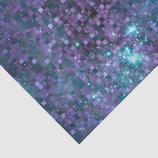 Design der glänzenden Galaxy-Serie 1 Seidenpapier (Ausschnitt)