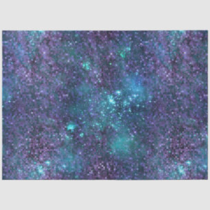 Design der glänzenden Galaxy-Serie 1 Seidenpapier