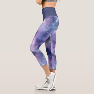 Design der glänzenden Galaxy-Serie 2 Capri Leggings