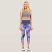 Design der glänzenden Galaxy-Serie 2 Capri Leggings (Vorderseite)