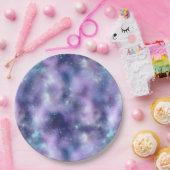 Design der glänzenden Galaxy-Serie 2 Pappteller (Party)