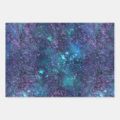 Design der glänzenden Galaxy-Serie 3 Geschenkpapier Set (Vorderseite 2)