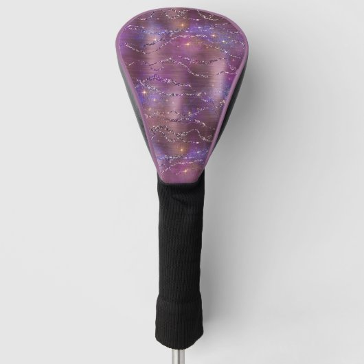 Design der glänzenden Galaxy-Serie 5 Golf Headcover (Vorderseite)