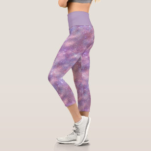 Design der glänzenden Galaxy-Serie 6 Capri Leggings
