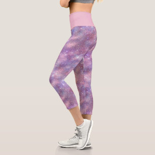 Design der glänzenden Galaxy-Serie 6 Capri Leggings