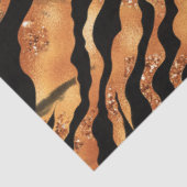 Design der Glitzer Tiger Serie #2 Seidenpapier (Ausschnitt)