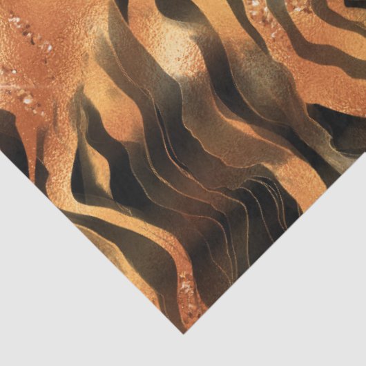 Design der Glitzer Tiger Serie #7 Seidenpapier (Ausschnitt)