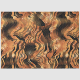 Design der Glitzer Tiger Serie #7 Seidenpapier