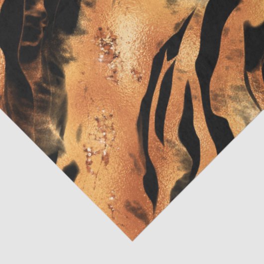 Design der Glitzer Tiger Serie #9 Seidenpapier (Ausschnitt)