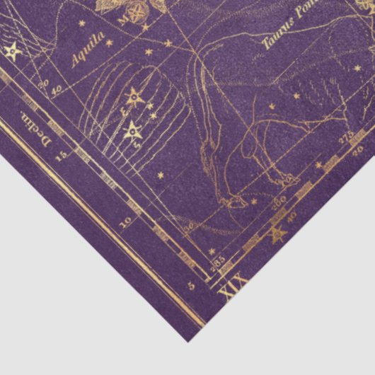 Design der Gold Star-Karte 9 Seidenpapier (Ausschnitt)