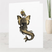 Design der Gold SteamPunk-Serie 7 Karte (Vorderseite)