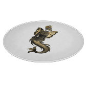 Design der Gold SteamPunk-Serie 7 Schneidebrett (Ecke)