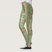 Design der Gold Velvet Serie 3 Leggings (Links)