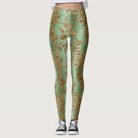 Design der Gold Velvet Serie 3 Leggings (Vorderseite)