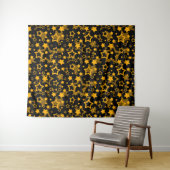 Design der Golden Stars Glitzer Wandteppich (Beispiel (Horizontal))