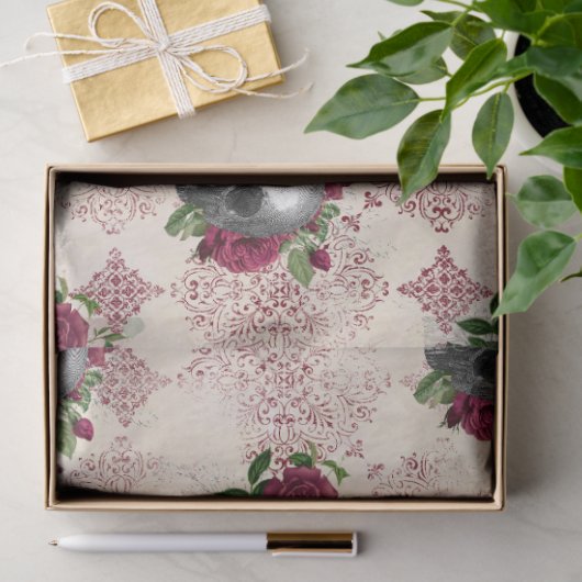 Design der Gothic Countenance 12 Seidenpapier (Geschenk)