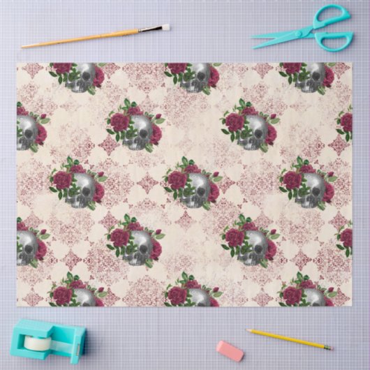 Design der Gothic Countenance 12 Seidenpapier (Basteln)