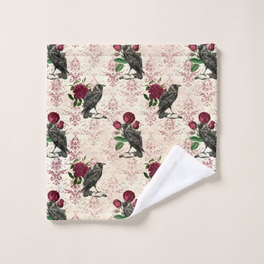 Design der Gothic Countenance 16 Badhandtuch Set (Waschlappen)