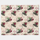 Design der Gothic Countenance 16 Fleecedecke (Vorderseite (Horizontal))