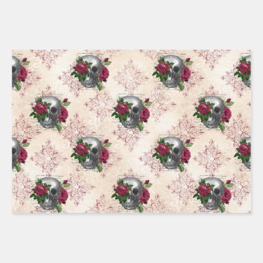 Design der Gothic Countenance 16 Geschenkpapier Set (Vorderseite)