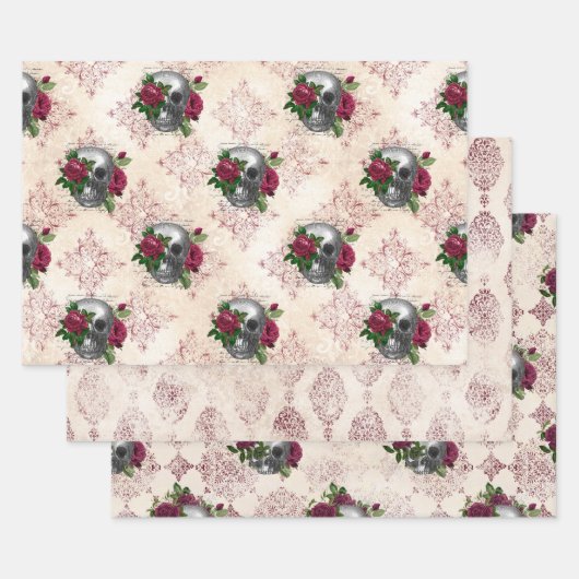 Design der Gothic Countenance 16 Geschenkpapier Set (Set)