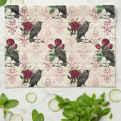 Design der Gothic Countenance 16 Geschirrtuch (Gefaltet)