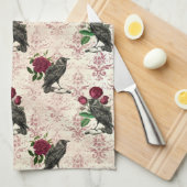 Design der Gothic Countenance 16 Geschirrtuch (Viertel Falte)