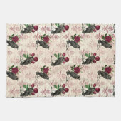 Design der Gothic Countenance 16 Geschirrtuch (Horizontal)