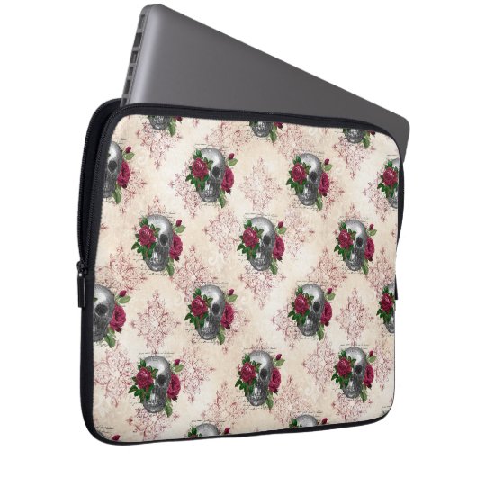 Design der Gothic Countenance 16 Laptopschutzhülle (Vorne Rechts)