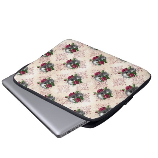 Design der Gothic Countenance 16 Laptopschutzhülle (Vorne Knopf)