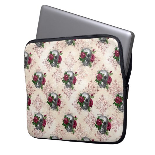 Design der Gothic Countenance 16 Laptopschutzhülle (Vorderseite Links)