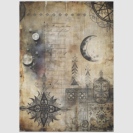 Design der Gothic Junk Journal-Serie 12 Seidenpapier