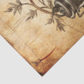 Design der Gothic Junk Journal-Serie 13 Seidenpapier (Ausschnitt)